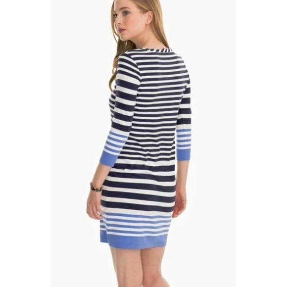 Camille “Nautical Navy” Performance Dress Medium - Picture 4 of 4